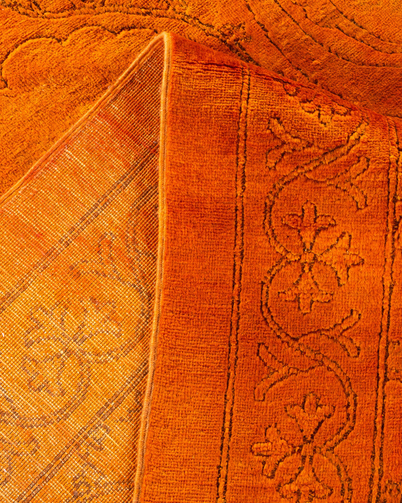 Vibrance, One-of-a-Kind Handmade Area Rug Orange, 19'7"x11'10"