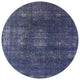 Ahgly Company Indoor Round Mid-Century Modern Area Rugs, 7' Round