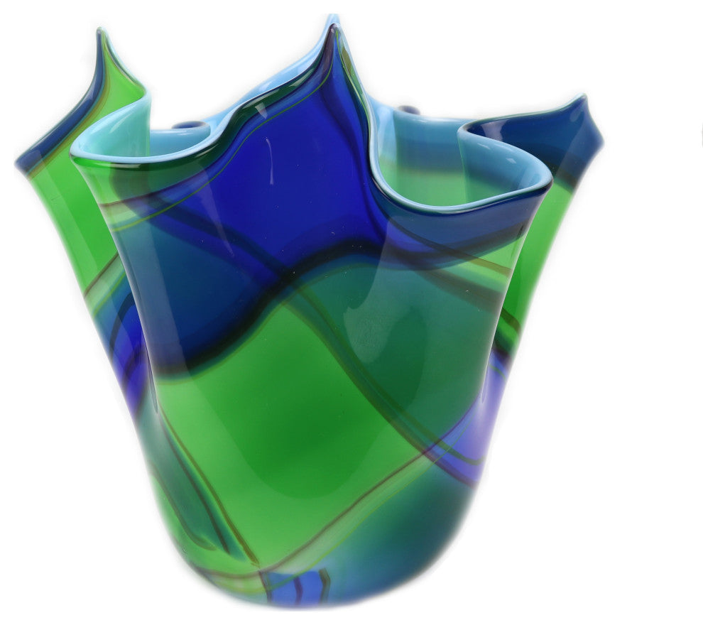 Murano Glass Handkerchief Centerpiece Bowl