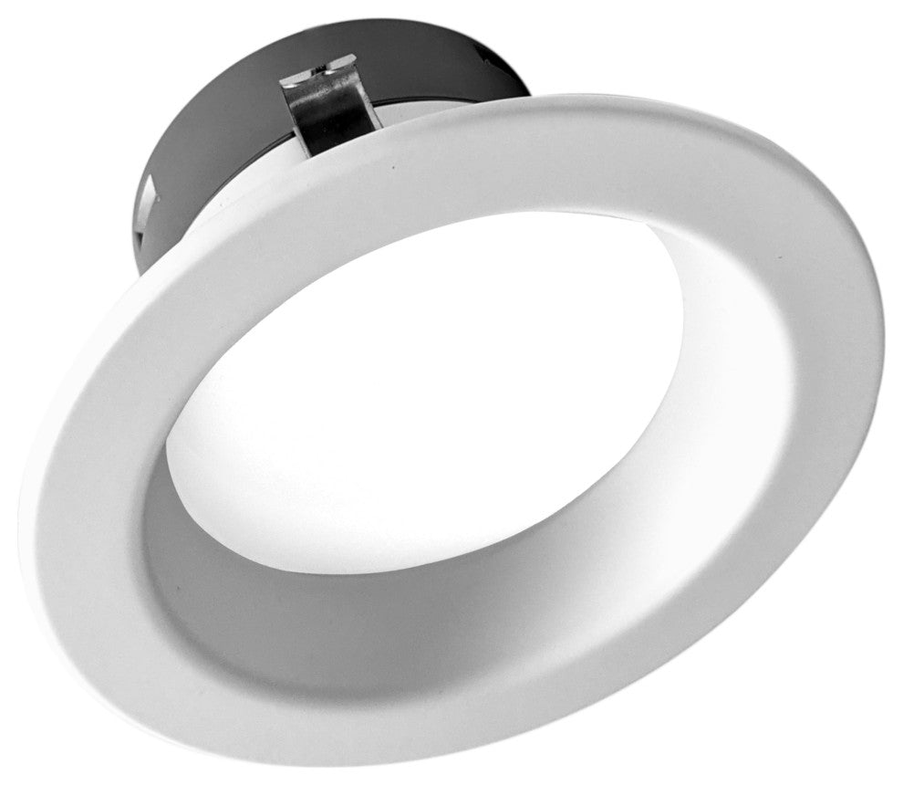 DLR(v6) Recessed LED Downlight, White, 3000k, 1 Pack