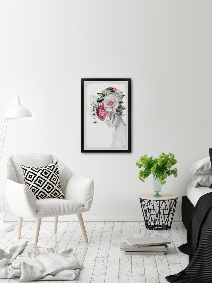 "Whimsical Bloom" Framed Painting Print, 20"x30"