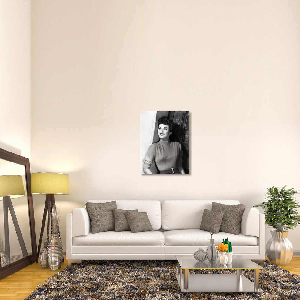 "Jean Peters" Stretched Canvas Giclee by Hollywood Photo Archive, 28x36"