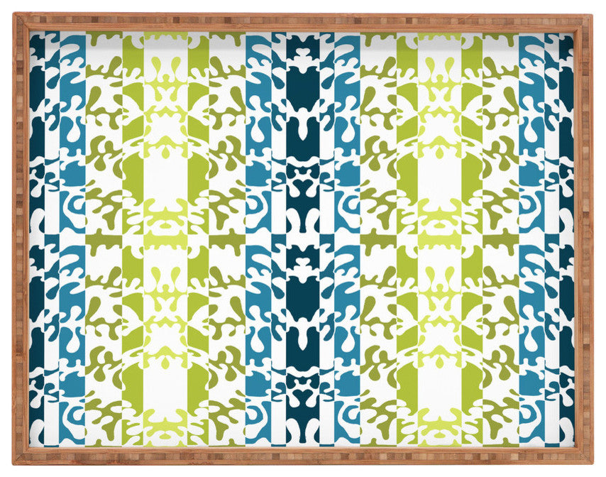 Deny Designs Karen Harris Jackson Street Cool Rectangular Tray