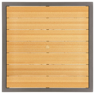 Harper All-Weather 42" Square Balcony Table With Umbrella Hole