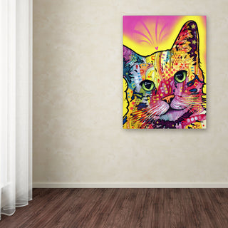 Dean Russo 'Tilt Cat' Canvas Art, 18x24