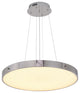 Bethel International FT101C24CH 1-Light LED Chandelier, Chrome