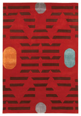 Lost Link Contemporary Area Rug, 5'x7'6" Rectangle