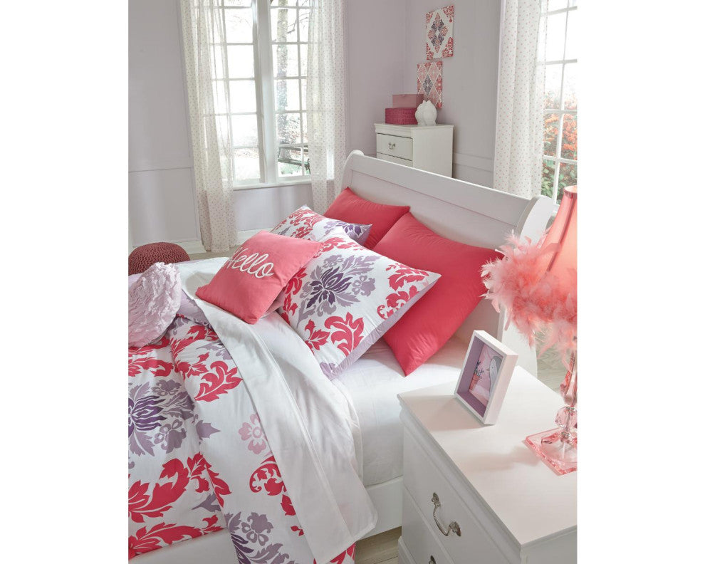 Anarasia White Full Sleigh Headboard