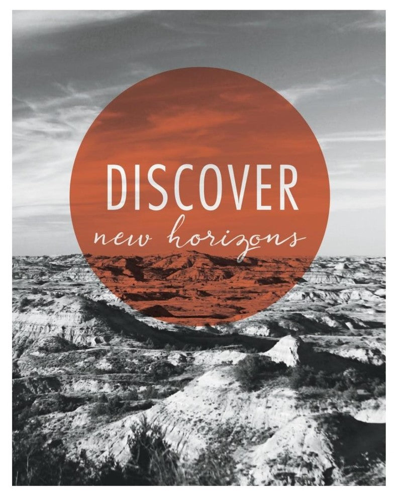 "Discover New Horizons" Digital Paper Print by Laura Marshall, 22"x26"