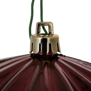 5.7" Burgundy Shiny Onion UV 3/Bag