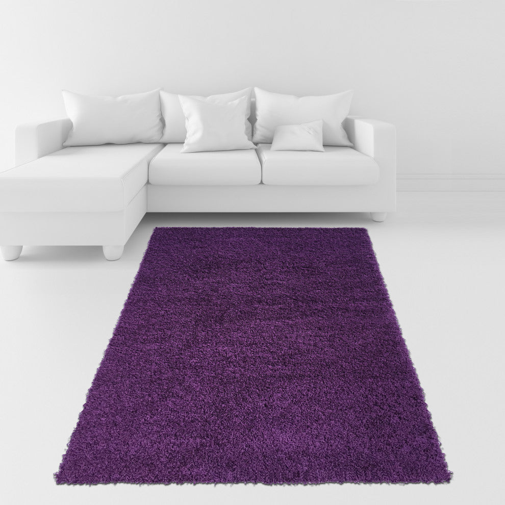 Bella Antibacterial Shag Area Rug, 5'x7'