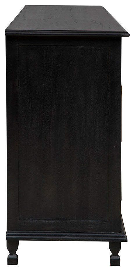 Margot 96" Wide Sideboard, Black