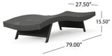 GDF Studio 3-Piece Savana Outdoor Wicker Lounge Set, Gray/Green/White