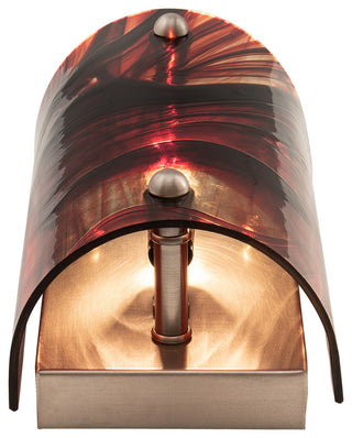 5 Wide Cabernet Swirl Wall Sconce