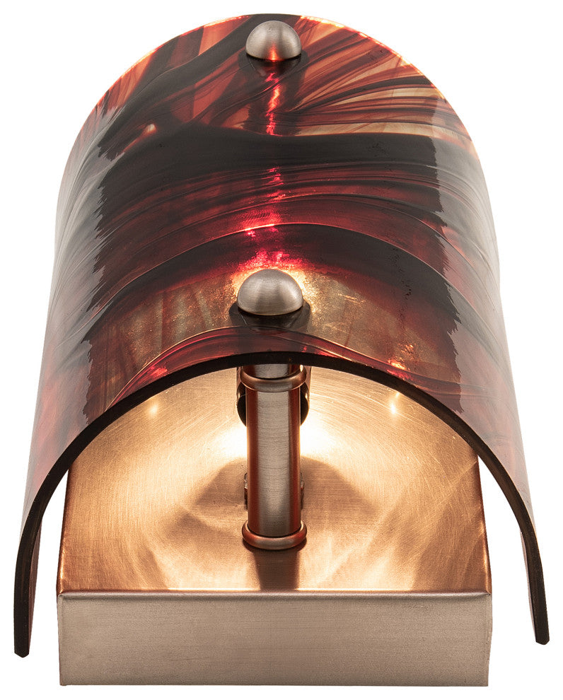 5 Wide Cabernet Swirl Wall Sconce