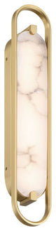 Noga, Vanity , 24", Gold, Alabaster