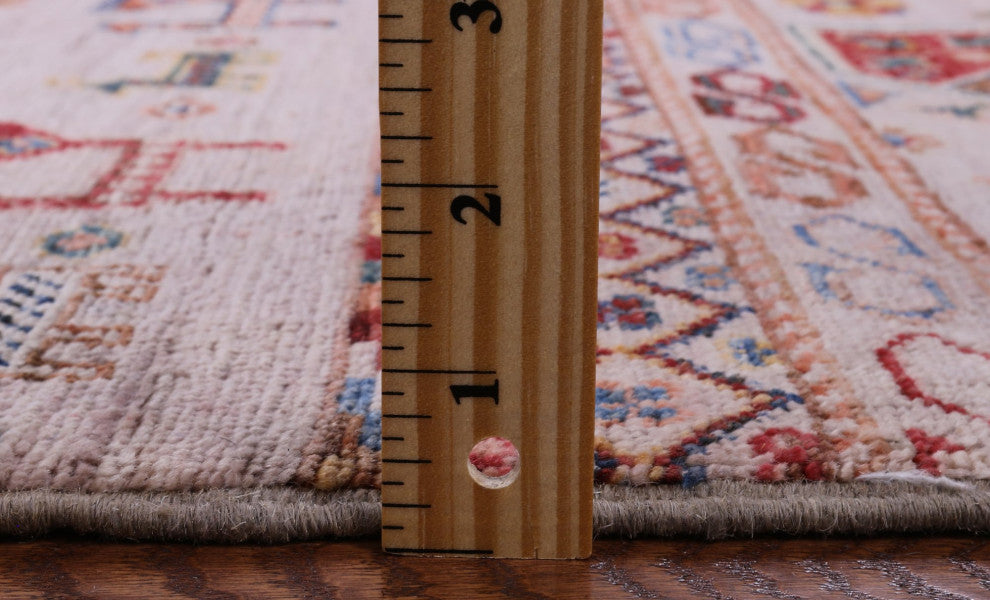 5' 8" X 7' 8" Persian Gabbeh Tribal Hand Knotted Rug Q7543