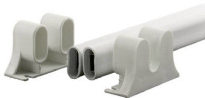 Slide-Co K-5167 Swinging Screen Door Push Bar, White