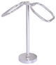 Two Ring Oval Guest Towel Holder, Satin Chrome