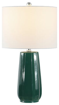 Safavieh Yani Table Lamp Dark Green