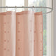 Urban Habitat Brooklyn Cotton Jacquard Pom-Pom Shower Curtain, Pink