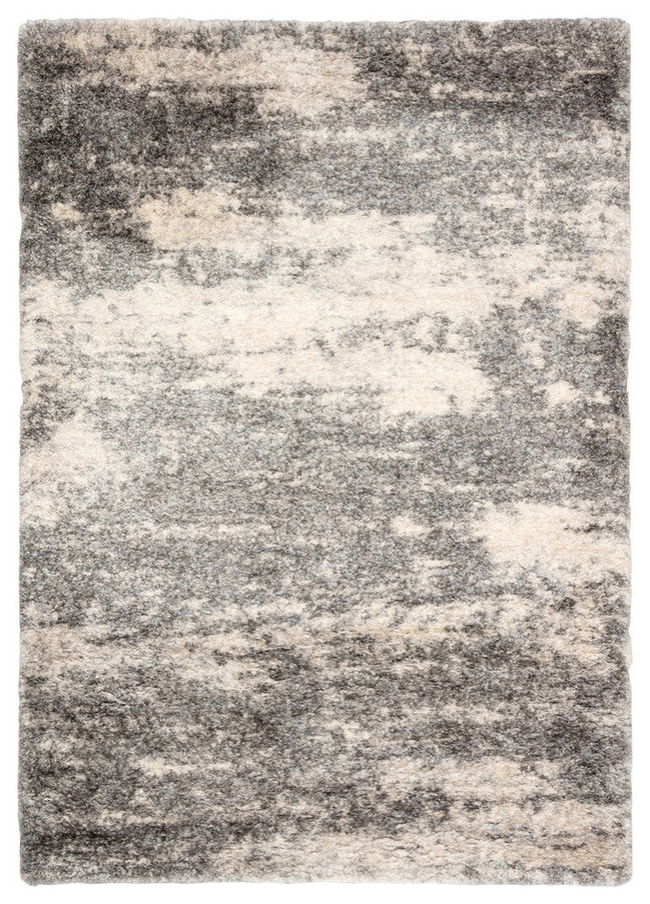 Jaipur Living Elodie Abstract Gray Rug, 5'3"x7'7"