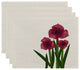 Amaryllis, Floral Print Placemat, Red (Set of 4), 18 x 14"