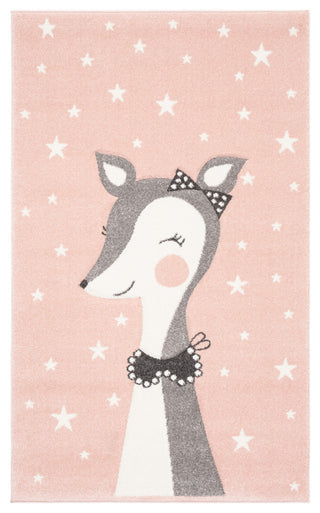 Safavieh Carousel Kids Collection CRK191P Rug, Pink/Ivory, 2'3" X 4'