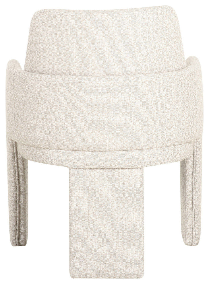 Modrest Cando Modern Beige Fabric Dining Chair