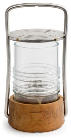 Skagerak Bollard Oil Lamp | Teak