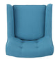 GDF Studio Fontinella Mid-Century Modern Fabric Tufted Arm Chair, Teal, Single