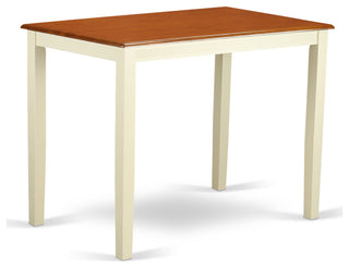 5 Pc Counter Height Set -Pub Table And 4 Bar Stools With Backs