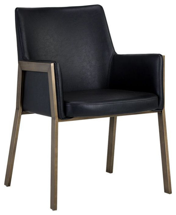 Bernadette Dining Armchair, Bravo Black