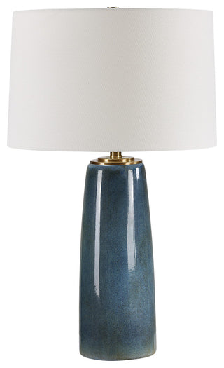 Uttermost Submerged Deep Blue Table Lamp