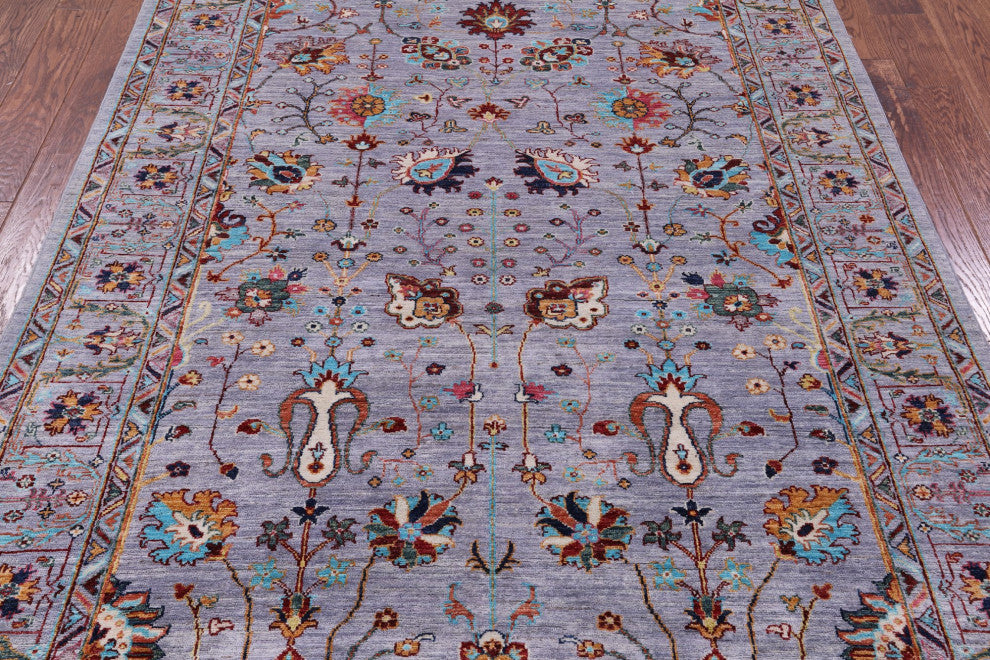 Handmade Persian Tabriz Wool Rug 5' 8" X 7' 8" Q11209
