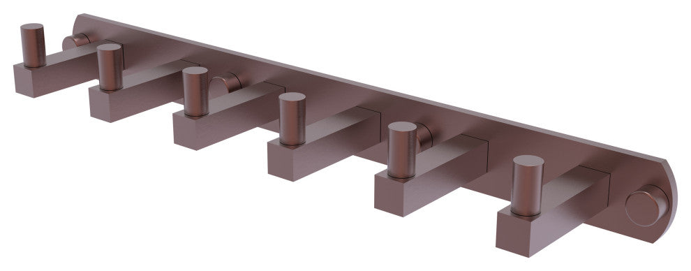 Montero 6 Position Tie and Belt Rack, Antique Copper