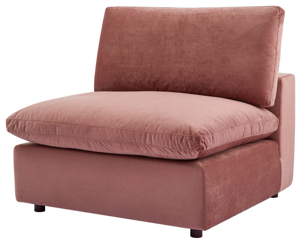 Sectional Sofa Set, Velvet, Pink, Modern, Living Lounge Hotel Lobby Hospitality