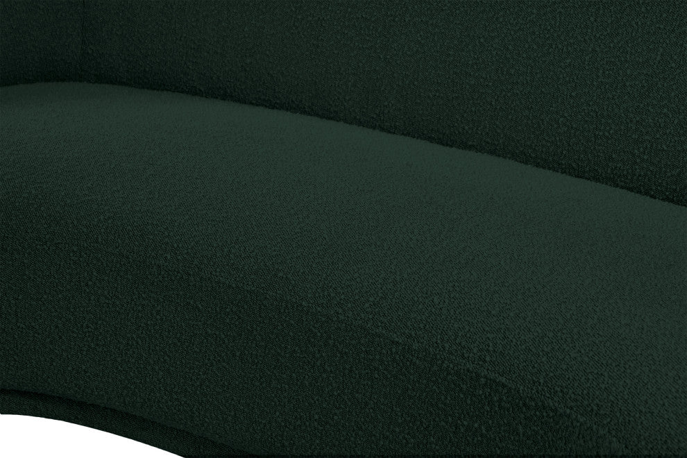 Hyde Boucle Fabric Upholstered, Green, Sofa