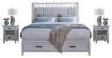 Queen Shelter Bed With 2 Nightstands, Queen