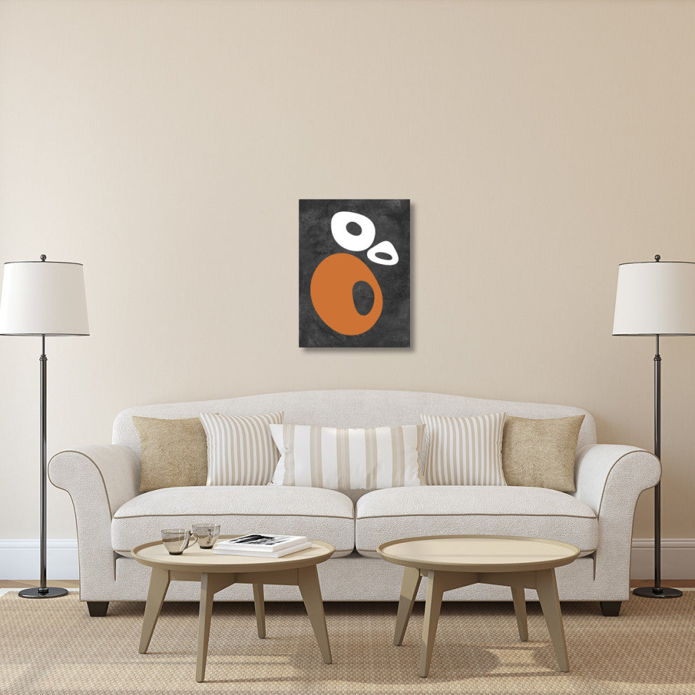 "Abstract Oval Shapes 1" Fine Art Print