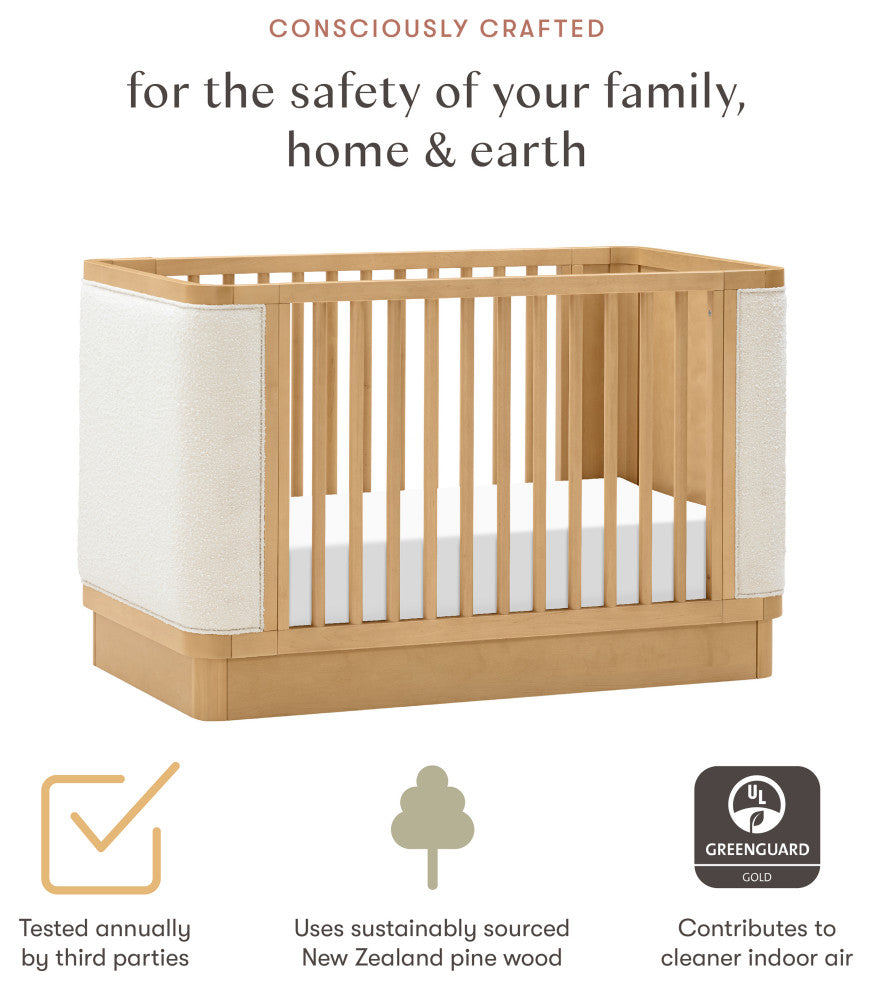 Bondi Boucle 4-in-1 Convertible Crib