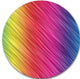Multi-Color Neon Glowing Lines, Abstract Disc Metal Wall Art, 23"