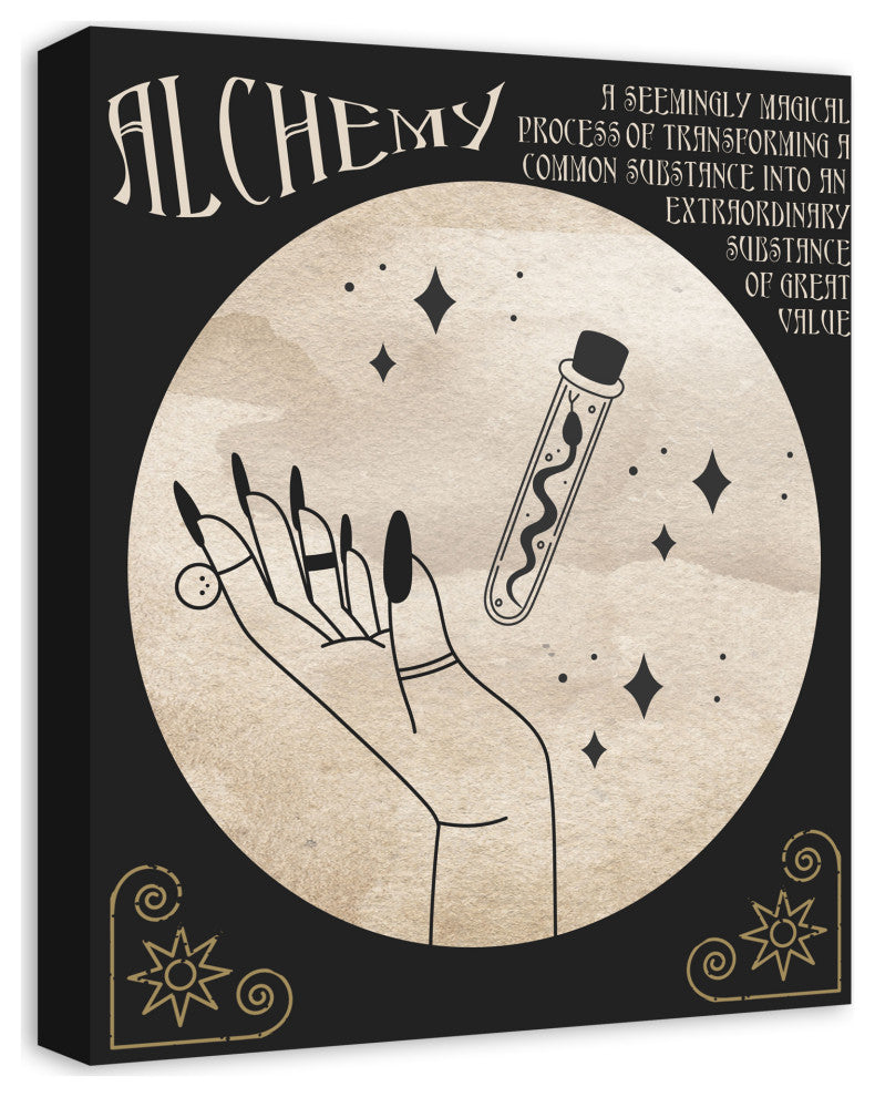 Alchemy Hand Potion 8 16"x20" Canvas Wall Art