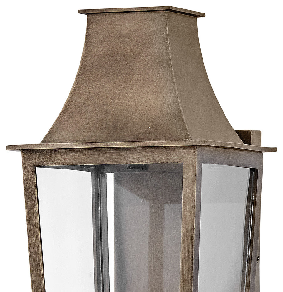 Hinkley Georgetown Large Wall Mount Lantern, Burnished Bronze