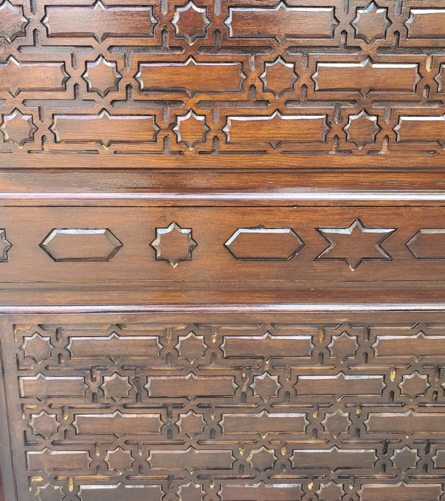 Amazing Moroccan Wooden Door All Carved, Kech LM27