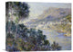 "A View of Cape Martin, Monte Carlo" Canvas Giclee by Claude Monet, 16"x13"