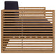 Carlsbad Teak Wood Outdoor Patio Loveseat