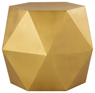 Pasargad Home Lexi Side Table (Brass Finish)