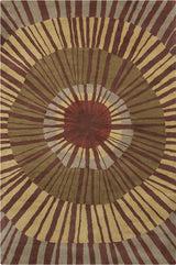 Allie Abstract Contemporary Area Rug, 5'x7'6"