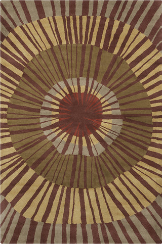 Allie Abstract Contemporary Area Rug, 5'x7'6"